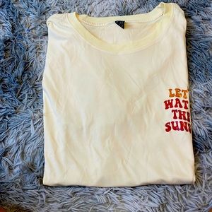 graphic over sized tee